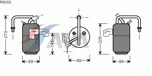 Осушитель кондиционера AVA QUALITY COOLING FDD331
