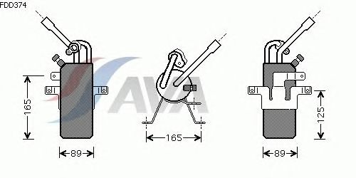 Осушитель кондиционера AVA QUALITY COOLING FDD374