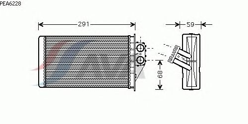 Радіатор опалення AVA QUALITY COOLING PEA6228