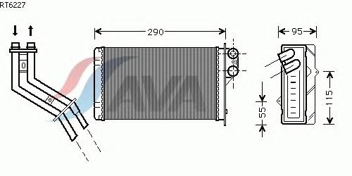 Радіатор опалення AVA QUALITY COOLING RT6227