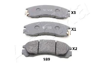 Тормозные колодки ASHIKA 50-05-599