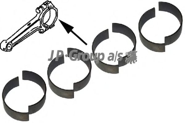 Шатунные вкладыши JP GROUP 8110600112