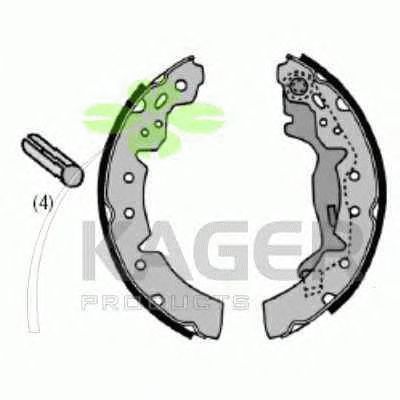 Тормозные колодки KAGER 34-0434