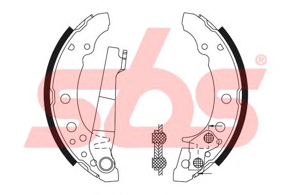 Тормозные колодки sbs 18492747340