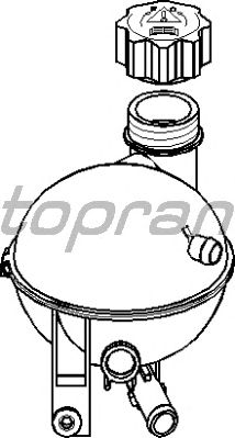 Расширительный бачок TOPRAN 722 729