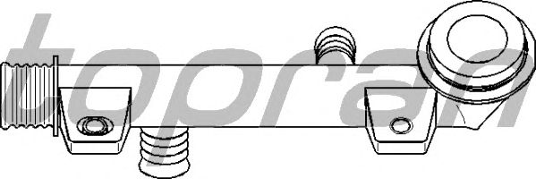 Фланец охлаждающей жидкости TOPRAN 501 149