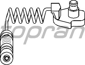 Датчик, износ тормозных колодок TOPRAN 401 457