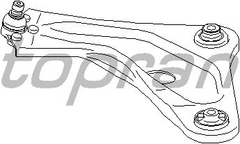 Рычаг подвески TOPRAN 720 780