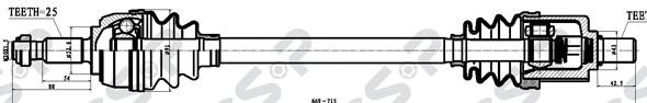 Приводной вал GSP 299186