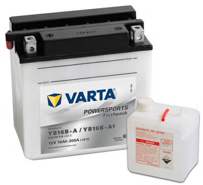 Стартерная аккумуляторная батарея VARTA 516015016A514 POWERSPORTS Freshpack
