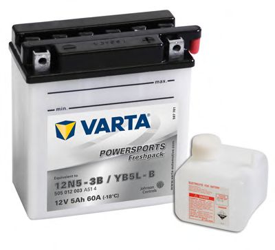 Стартерная аккумуляторная батарея VARTA 505012003A514 POWERSPORTS Freshpack