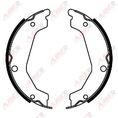 Тормозные колодки ручника ABE C00529ABE