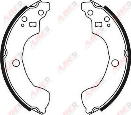 Тормозные колодки ABE C01051ABE