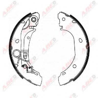 Тормозные колодки ABE C0F025ABE