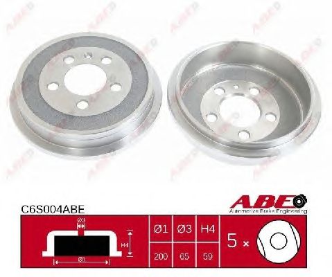Тормозной барабан ABE C6S004ABE