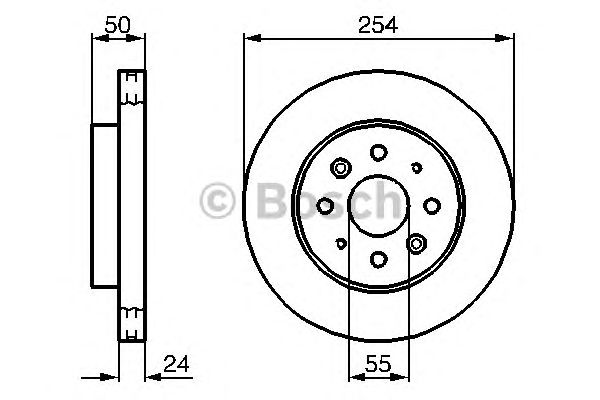 Тормозной диск BOSCH 0 986 479 231