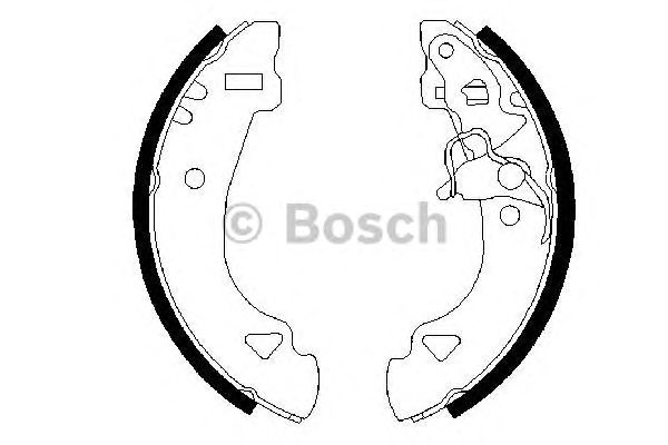 Гальмівні колодки BOSCH 0 986 487 331