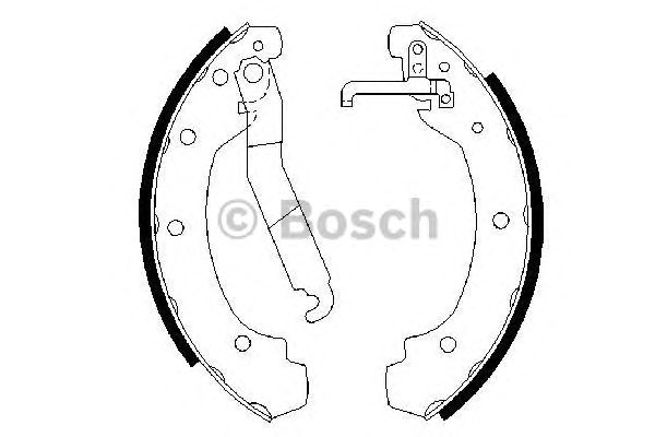 Тормозные колодки BOSCH 0 986 487 389