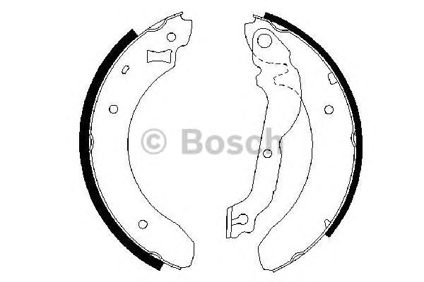 Тормозные колодки BOSCH 0 986 487 534