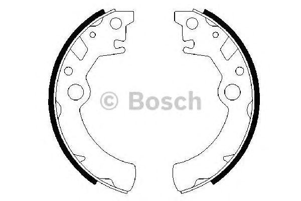 Гальмівні колодки BOSCH 0 986 487 593