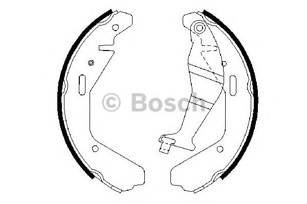 Гальмівні колодки BOSCH 0 986 487 707