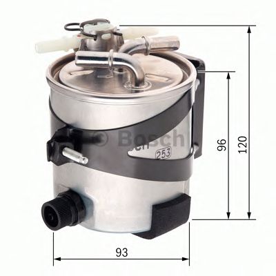 Топливный фильтр BOSCH F 026 402 016