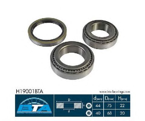 Ступичный подшипник BTA H19001BTA