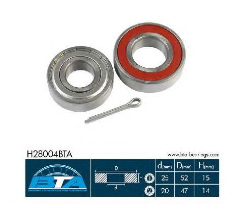 Ступичный подшипник BTA H28004BTA