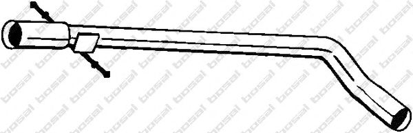 Труба выхлопного газа BOSAL 753-277