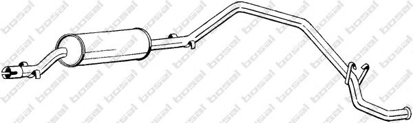 Глушитель BOSAL 284-497