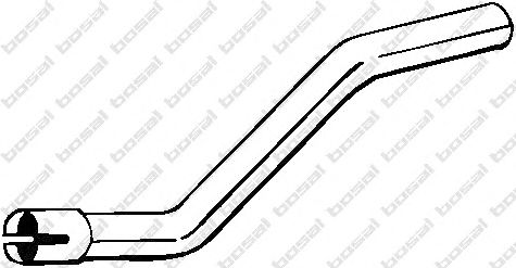 Труба выхлопного газа BOSAL 750-019
