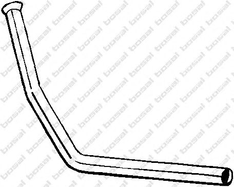 Труба выхлопного газа BOSAL 777-001