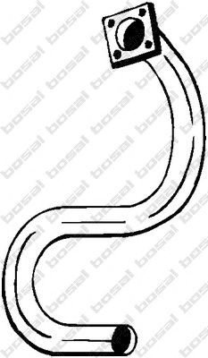 Труба выхлопного газа BOSAL 730-261