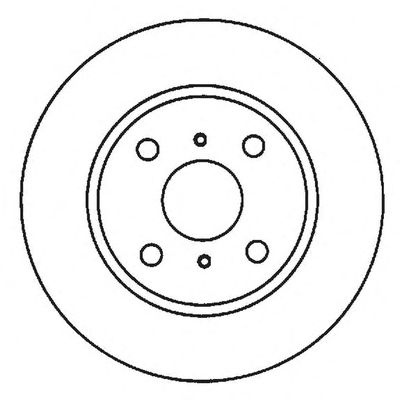 Гальмівний диск JURID 562007JC