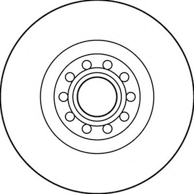 Тормозной диск BENDIX 562205B