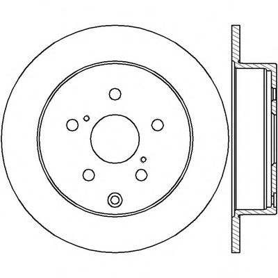 Тормозной диск BENDIX 562431B