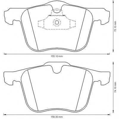 Тормозные колодки BENDIX 573179B