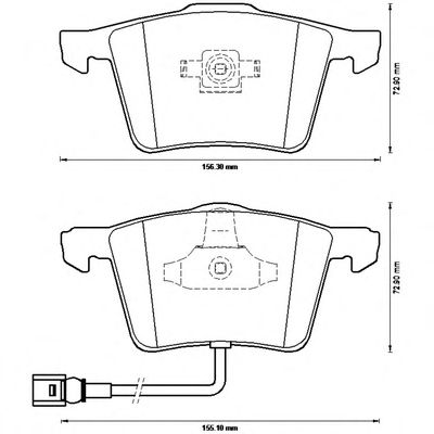 Тормозные колодки BENDIX 573197B