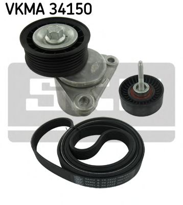 Комплект поликлинового ремня SKF VKMA 34150