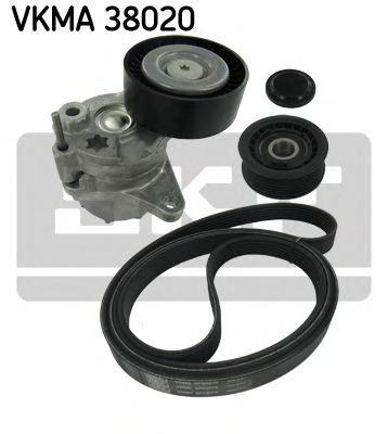Комплект поликлинового ремня SKF VKMA 38020