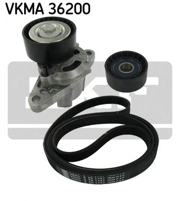 Комплект поликлинового ремня SKF VKMA 36200