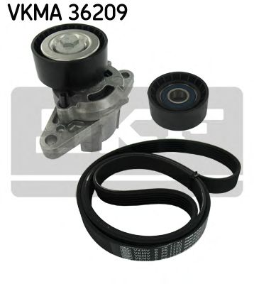 Комплект поликлинового ремня SKF VKMA 36209