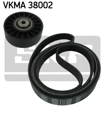 Комплект поликлинового ремня SKF VKMA 38002
