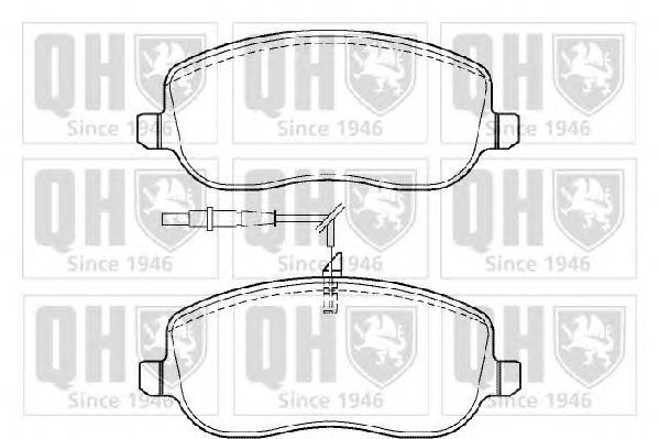 Тормозные колодки QUINTON HAZELL BP1352