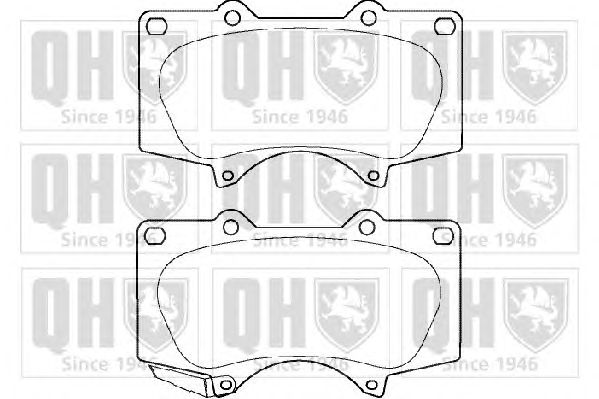 Тормозные колодки QUINTON HAZELL BP1363