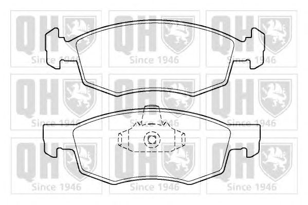 Тормозные колодки QUINTON HAZELL BP1402