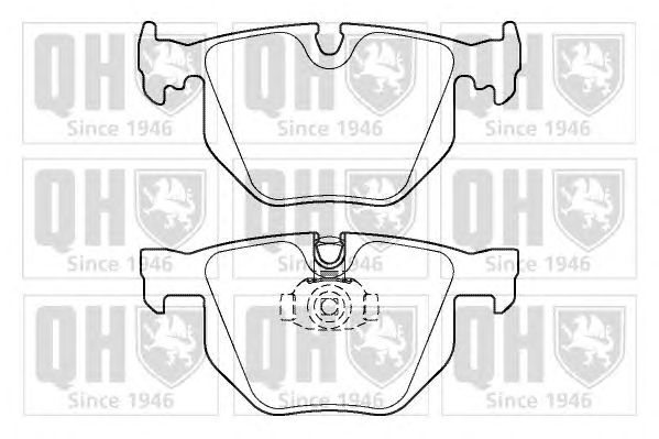 Тормозные колодки QUINTON HAZELL BP1407