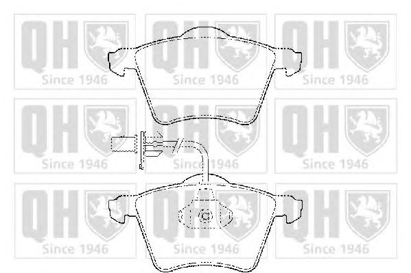 Тормозные колодки QUINTON HAZELL BP1428