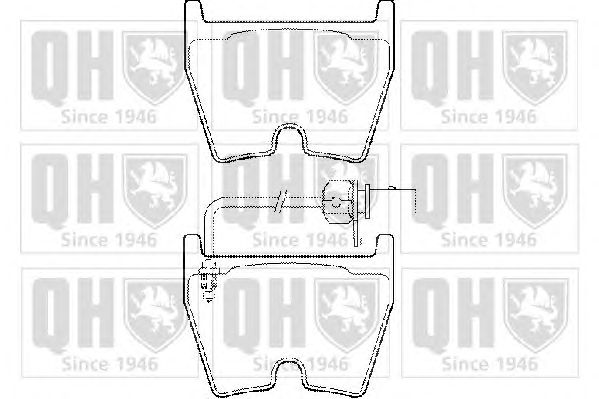 Тормозные колодки QUINTON HAZELL BP1491