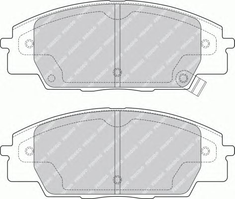 Тормозные колодки FERODO FDB1444